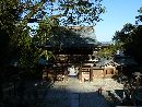 伊奈波神社高台から見下ろした歴史が感じられる境内の様子