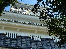 岐阜城天守閣を直下から見上げたアングルから写した写真