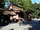 日吉神社（上宮）大宮本殿左斜め前方と宇佐宮