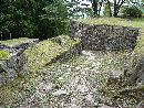 岩村城本丸に設置された埋門