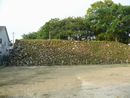 加納城の堂々とした石垣