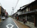 太田宿の伝統的な町屋建築が連続する町並み