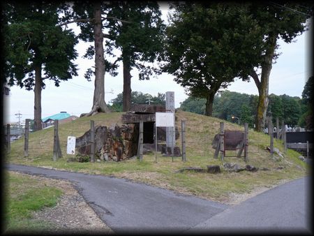 熊野古墳の全景を撮影した画像
