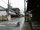 美濃加茂市の伝統的町屋建築が点在する町並み