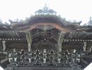 円通寺山門の彫刻と木組