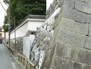 大垣城の切り込みハギ形式の石垣