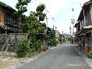 墨俣宿（大垣市）の昭和初期と思われる懐かしい町並み：写真