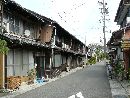 墨俣宿（大垣市）袖ウダツがある町屋が連続している町並み：写真