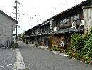 墨俣宿（大垣市）の懐かしい町屋がある町並み：写真