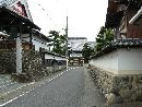 墨俣宿（大垣市）の重厚で歴史が感じられる寺院が集まる町並み：写真