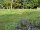 徳川家康最後陣地の土塁と入り口部の石垣