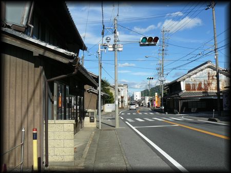 関ヶ原町の懐かしい町並みを撮影した画像